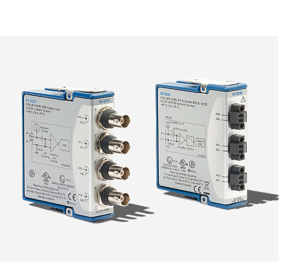 소리 및 진동 계측용 NI 모듈과 데이터 수집 장비