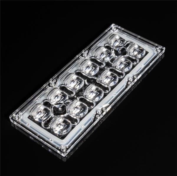 LED照明光學相關透鏡與反射器元件示意