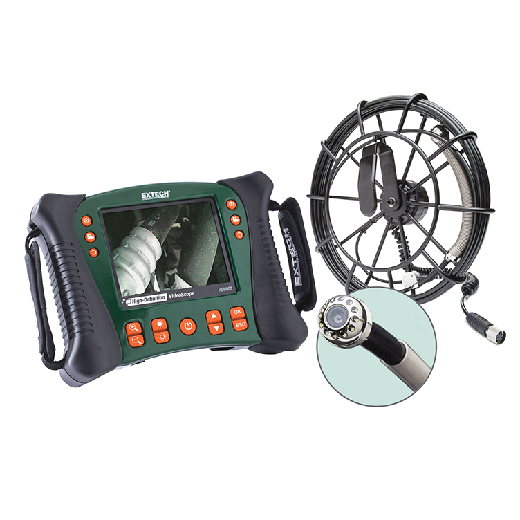 工業影像檢測與內窺鏡相關維修服務示意