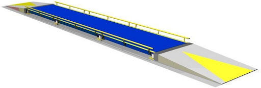 工業現場使用中的卡車衡與秤重檢定相關設備
