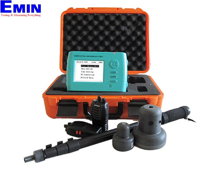 混凝土樓板厚度檢測設備與現場量測應用示意