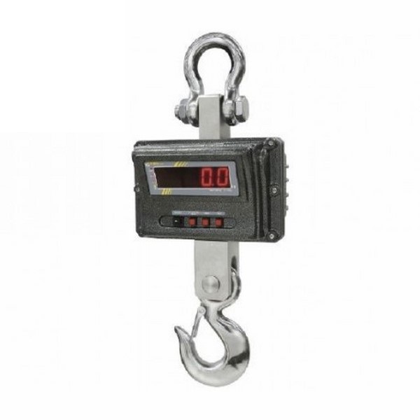 工業現場使用中的吊秤與秤重設備維修服務示意