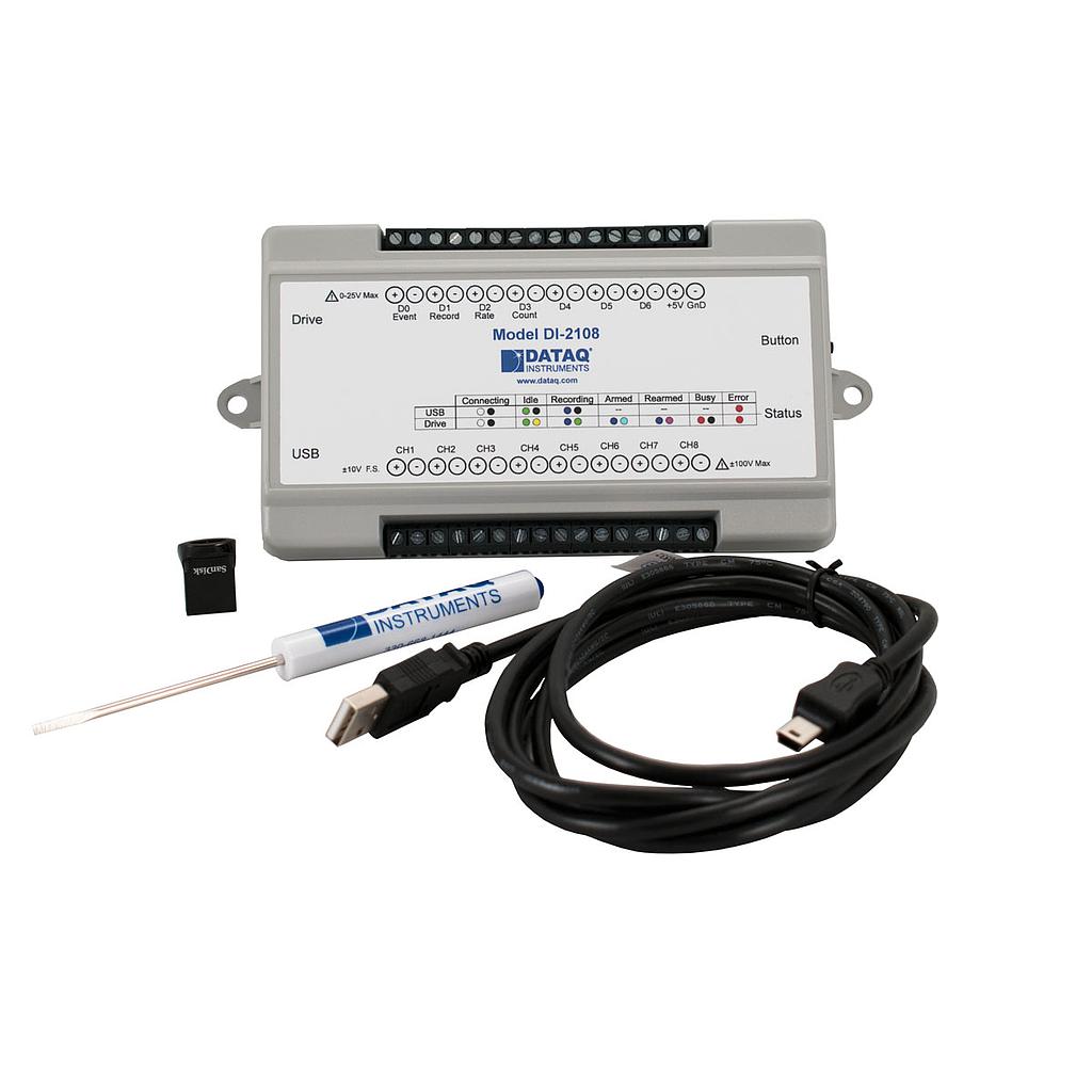 工業現場使用的數據採集與記錄設備示意