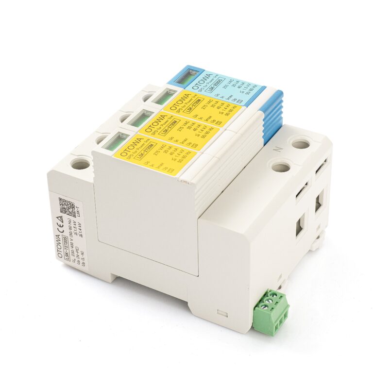 工業防雷系統中的雷電浪涌保護裝置示意