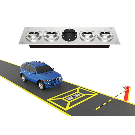 Thiết bị hỗ trợ quan sát và kiểm tra gầm xe trong công tác an ninh