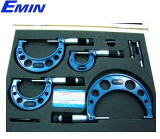 機械式外徑千分尺應用與量測示意